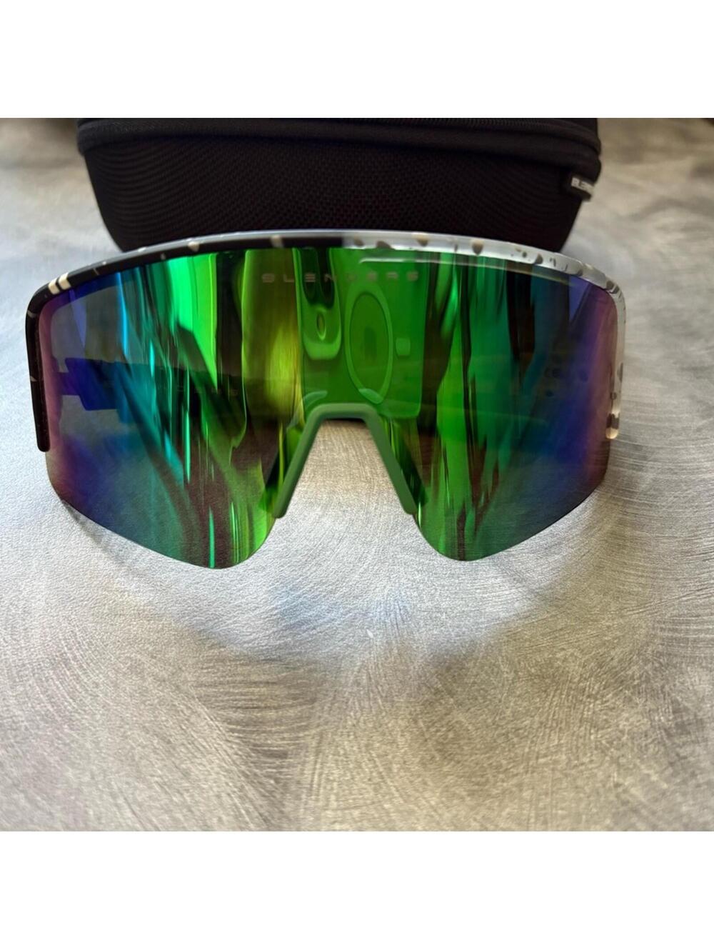 Blenders Green Reflective Sunglasses